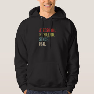 Geweldige echtgenoot sinds 1981 41 huwelijksfeestd hoodie