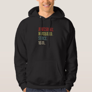 Geweldige echtgenoot sinds 1981 41 huwelijksfeestd hoodie