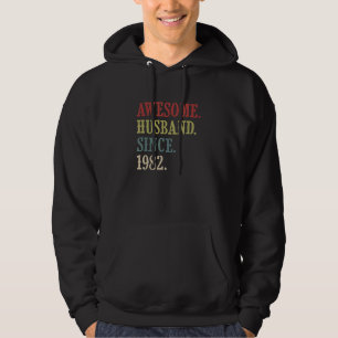 Geweldige echtgenoot sinds 1982 40 huwelijksdag hoodie
