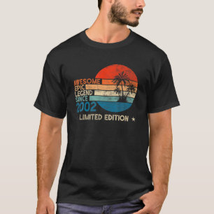 Geweldige epic Legend sinds 2002 20 Birthday Gifts T-shirt