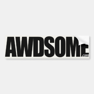 geweldige espen wit bumpersticker