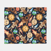 Geweldige Explorer Kids Fleece Dekbed Deken (Voorkant (Horizontaal))