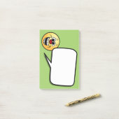 Geweldige Face Grumpey Post-it® Notes (Op bureau)