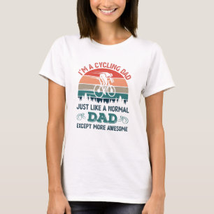 Geweldige fietsen Papa Funny Bicycle Gift T-shirt