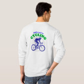 Geweldige fietsontwerp - Lange hoes T-shirt (Achterkant volledig)