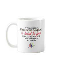 Geweldige financieel analist gepersonaliseerde naa