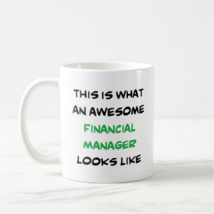 geweldige financieel manager koffiemok