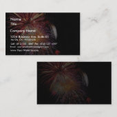 Geweldige Fireworks Night Visitekaartje (Voorkant / Achterkant)