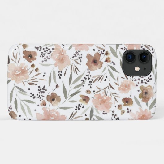 Geweldige Floral Pattern Case-Mate iPhone Case (Achterkant (horizontaal))