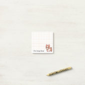 Geweldige Franse Bulldog Post-it® Notes (Op bureau)