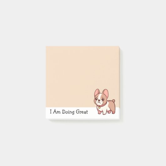 Geweldige Franse Bulldog Post-it® Notes (Voorkant)