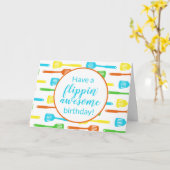 Geweldige gadgets voor gadgets/flippers kaart (Gele Bloem)