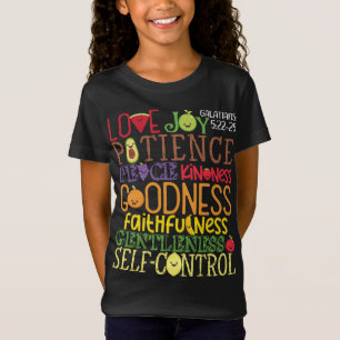 Geweldige galatianen, vruchten van de gedistilleer t-shirt