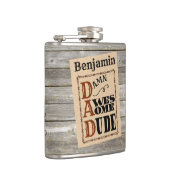 Geweldige Gast Westerne Geëvenaarde maatkolf Heupfles (Rechts)