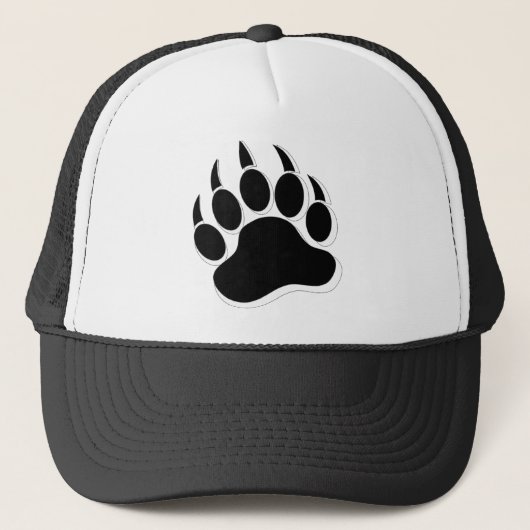 Geweldige Gay Beer Claw B&W 3D-effect Trucker Pet (Voorkant)