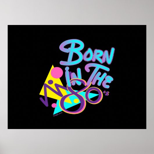 Geweldige geboren in het Abstract Poster van de Ko (Voorkant)