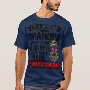 Geweldige gedekte opa 6 t-shirt