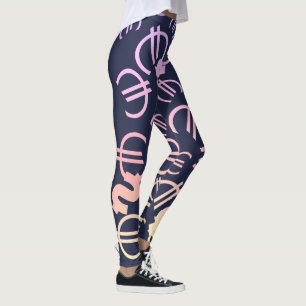 Geweldige geld Euro Dollars Patroonpatronen Leggin Leggings