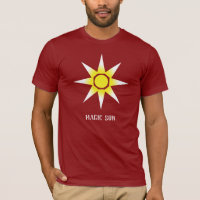 Geweldige Gelukkige Magische Zon T-Shirt Top