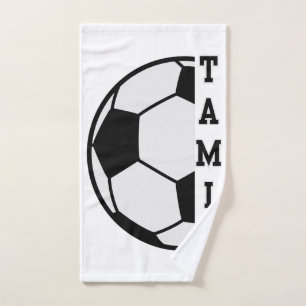 Geweldige Gepersonaliseerde Naam Voetbal Sport Handdoek