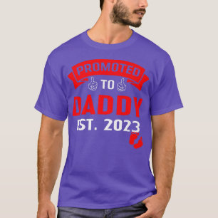 Geweldige gepromoot bij papa 2023 Funny Pregnancy T-shirt