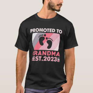 Geweldige Gepromoveerd naar Oma 2023 Nieuwe Oma Na T-shirt