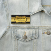 Geweldige geweldige zwarte en gouden tag (In situ)