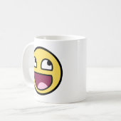 geweldige gezicht geweldige koffiemok (Voorkant links)