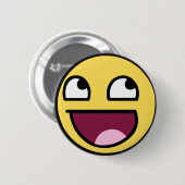 geweldige gezicht ronde button 5,7 cm (Voorkant /achterkant)