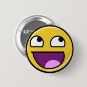 Geweldige gezichtsinternetthema ronde button 5,7 cm (Voorkant /achterkant)