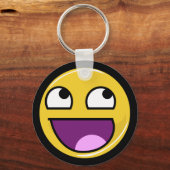 Geweldige gezichtsinternetthema sleutelhanger (Voorkant)
