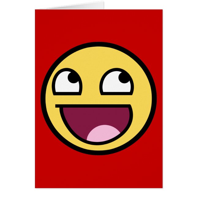 Geweldige gezichtskaart (Voorkant)