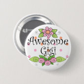 Geweldige Gigi T-Shirt Ronde Button 5,7 Cm (Voorkant /achterkant)