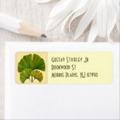 Geweldige Ginkgo-kunst voor uw kunst en ambachten Etiket (Insitu)