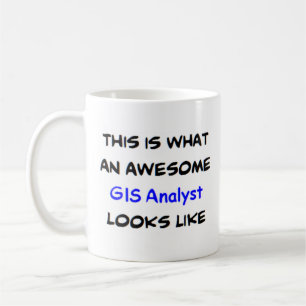 geweldige gis-analist koffiemok