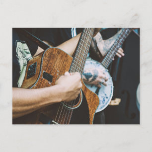 Geweldige gitaar briefkaart