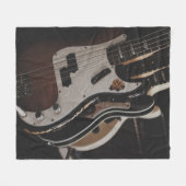Geweldige gitaar fleece deken (Voorkant (Horizontaal))