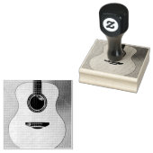 Geweldige gitaar 	rubberstempel (Gestempeld)