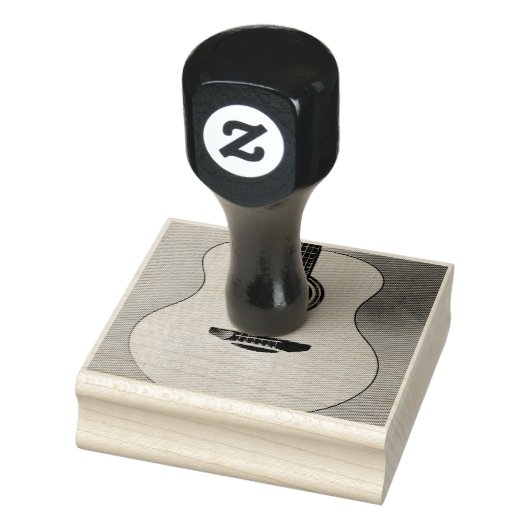 Geweldige gitaar 	rubberstempel (Stempel)