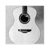 Geweldige gitaar 	rubberstempel (Afrduk)