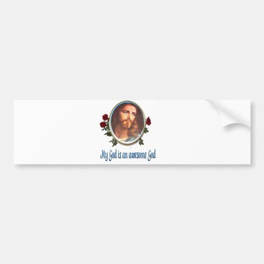 Geweldige God Bumpersticker (Voorkant)
