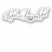 Geweldige God Sticker (Voorkant)