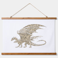 Geweldige Golden Mosaic Dragon
