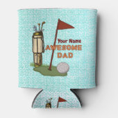 Geweldige Golf Dad aangepaste Koelbox Blikjeskoeler (Voorkant)