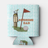Geweldige Golf Dad aangepaste Koelbox Blikjeskoeler (Achterkant)