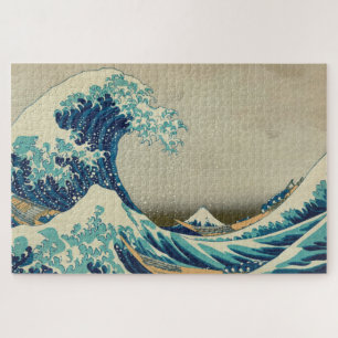 Geweldige golf van Kanagawa en Japanse kunst /Japa Legpuzzel