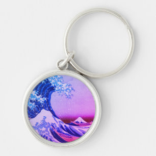 Geweldige golf van Kanagawa en Japanse kunst /Japa Sleutelhanger