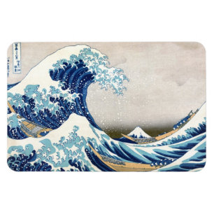 Geweldige golf van Kanagawa  Japanse boetes Magneet