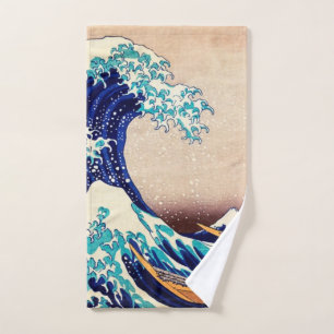 Geweldige golf van Kanagawa Japanse kunst Handdoeken