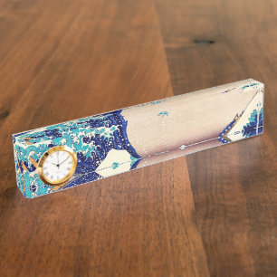 Geweldige golf van Kanagawa Japanse  kunst Naambordje